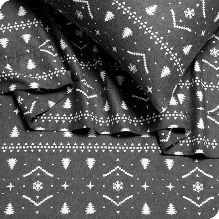 Bare Home 100 Cotton Flannel Sheet Set & Reviews Wayfair